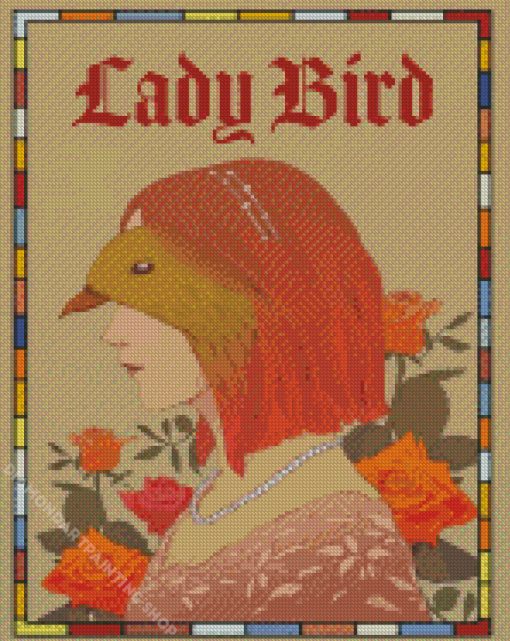 Lady Bird Poster Diamond Paintings