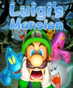 Luigis Mansion Game Diamond Paintings