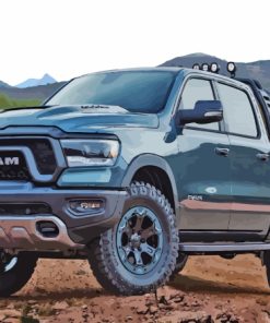 Ram Rebel Car Diamond Paintings