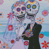 Romantic Sugar Skull Diamond Paintings