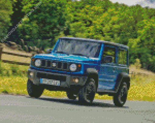 Suzuki Jimny Car Diamond Paintings