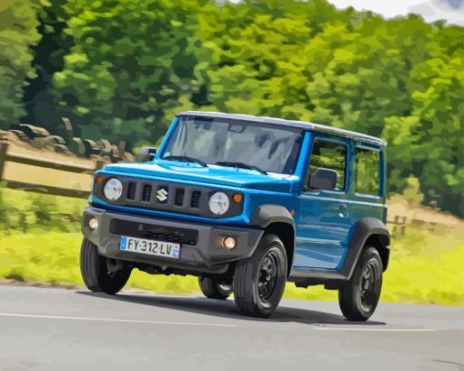 Suzuki Jimny Car Diamond Paintings