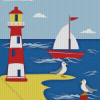 Talacre Lighthouse Diamond Paintings