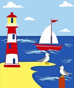 Talacre Lighthouse Diamond Paintings