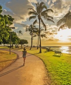 Waikiki Beach Diamond Paintings