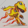 Agumon From Digimon Diamond Paintings