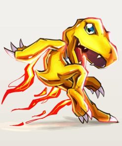 Agumon From Digimon Diamond Paintings