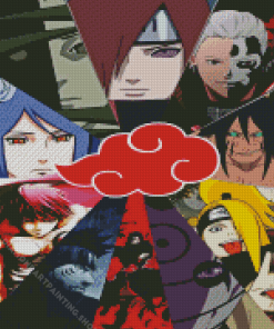 Akatsuki Naruto Diamond Paintings