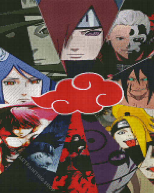 Akatsuki Naruto Diamond Paintings