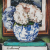 Vase On Books Diamond Paintings