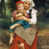 Breton Brother And Sister Diamond Paintings