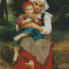 Breton Brother And Sister Diamond Paintings