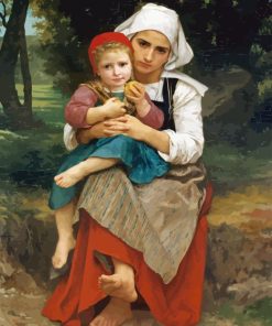 Breton Brother And Sister Diamond Paintings