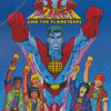 Captain Planet Diamond Paintings