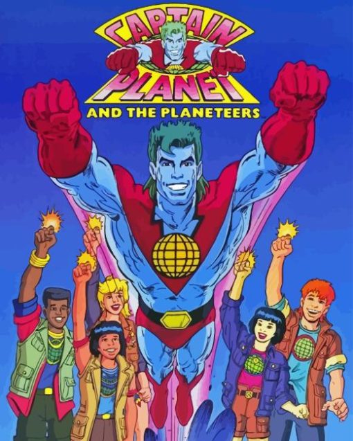 Captain Planet Diamond Paintings