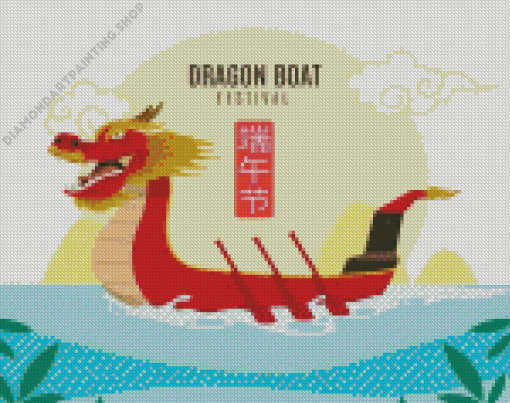 Dragon Boat Diamond Paintings