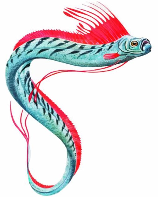 Fish Oarfish Art Diamond Paintings