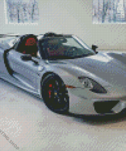 Porsche 918 Spyder Diamond Paintings