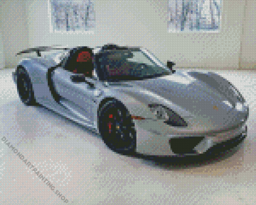 Porsche 918 Spyder Diamond Paintings