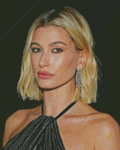 Hailey Bieber Model Diamond Paintings