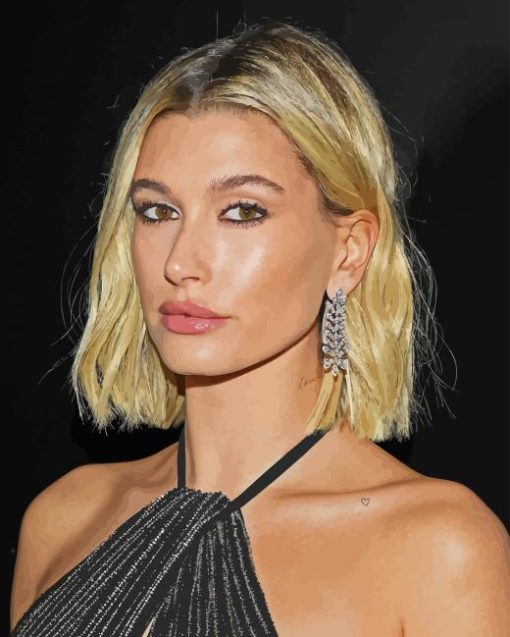 Hailey Bieber Model Diamond Paintings