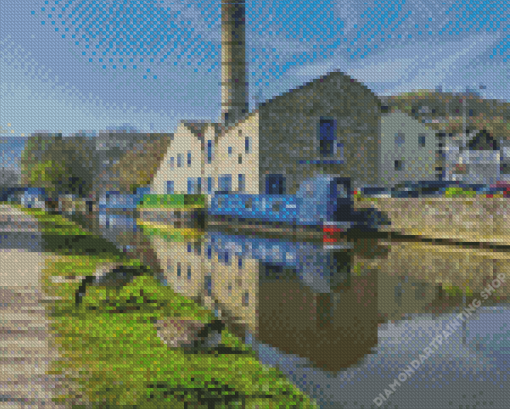 Hebden Bridge Canal Diamond Paintings