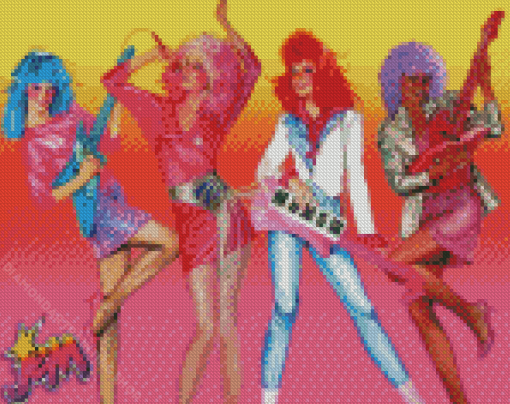 Jem Characters Diamond Paintings