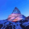 Matterhorn USA Flag Diamond Paintings