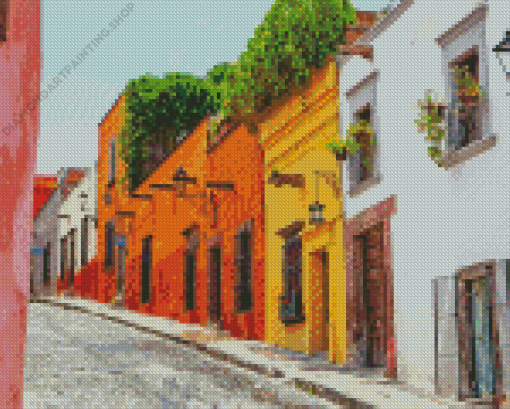 Mexican Houses Diamond Paintings