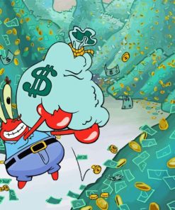 Mr Krabs Money Diamond Paintings