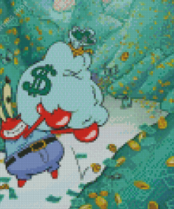 Mr Krabs Money Diamond Paintings