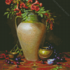 Trumpet Vines Jar Diamond Paintings