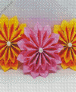 Origami Flowers Diamond Paintings