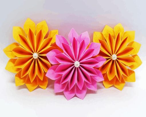 Origami Flowers Diamond Paintings