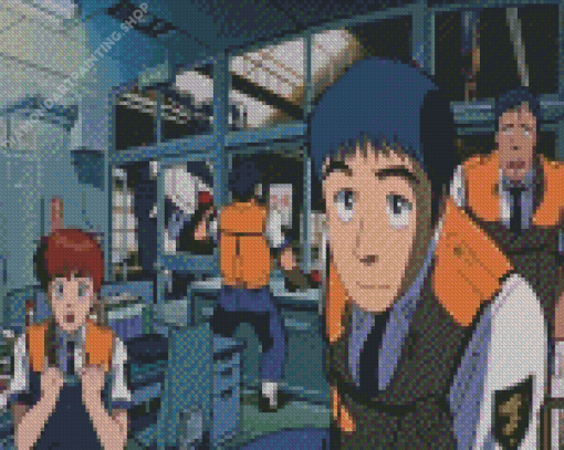 Patlabor Characters Diamond Paintings