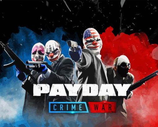 Payday Video Game Diamond Paintings