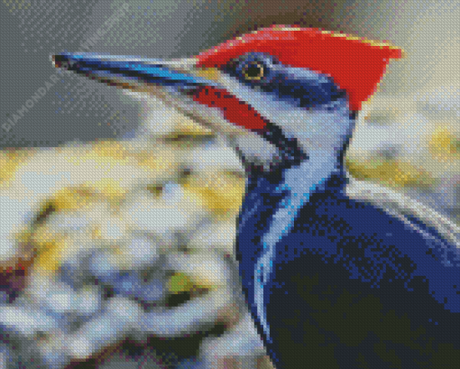 Pileated Woodpecker Diamond Paintings