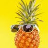 Pineapple With Sunglasses Diamond Paintings