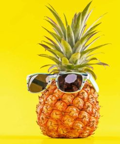 Pineapple With Sunglasses Diamond Paintings