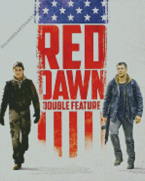 Red Dawn Poster Diamond Paintings