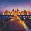 Sellin Pier Night Diamond Paintings