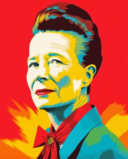 Simone De Beauvoir Diamond Paintings