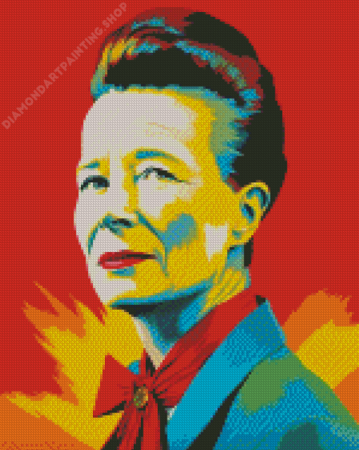 Simone De Beauvoir Diamond Paintings