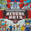 Transformers Rescue Bots Diamond Paintings