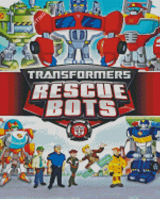 Transformers Rescue Bots Diamond Paintings