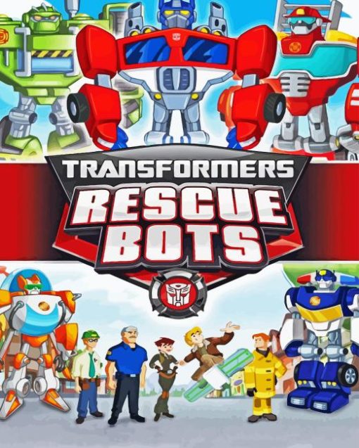 Transformers Rescue Bots Diamond Paintings