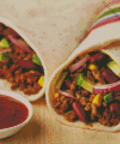 Wrap Tex Mex Diamond Paintings