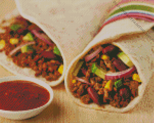 Wrap Tex Mex Diamond Paintings