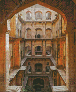 Deep Water Stepwell Diamond Paintings