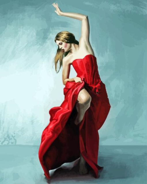 Beautiful Lady Dancing Diamond Paintings